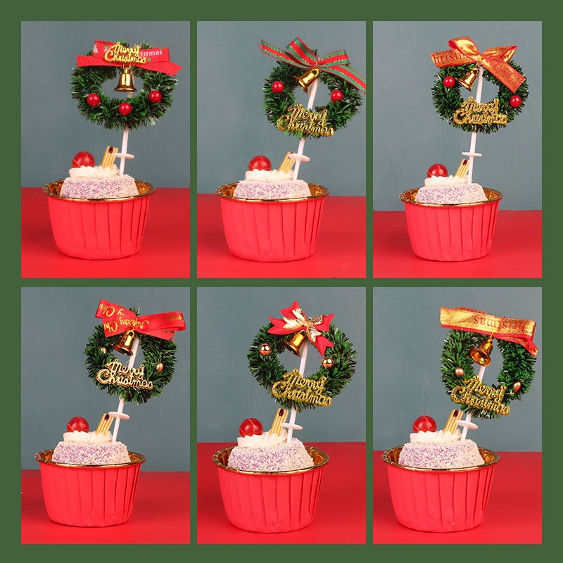 Phụ Kiện Trang Trí Bánh Kem Hình Chữ Merry Christmas