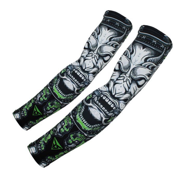 Bao tay chống nắng giả săm tattoo - Rẻ Vô Địch -siêu dày