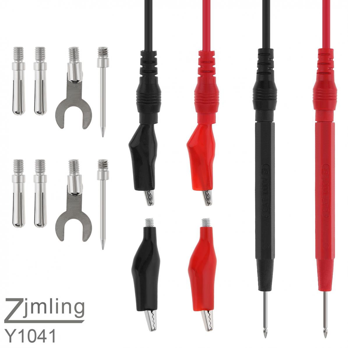 16pcs/set Test Leads Kit Cable Alligator Digital Multi-function Probe Silicone Test Tool