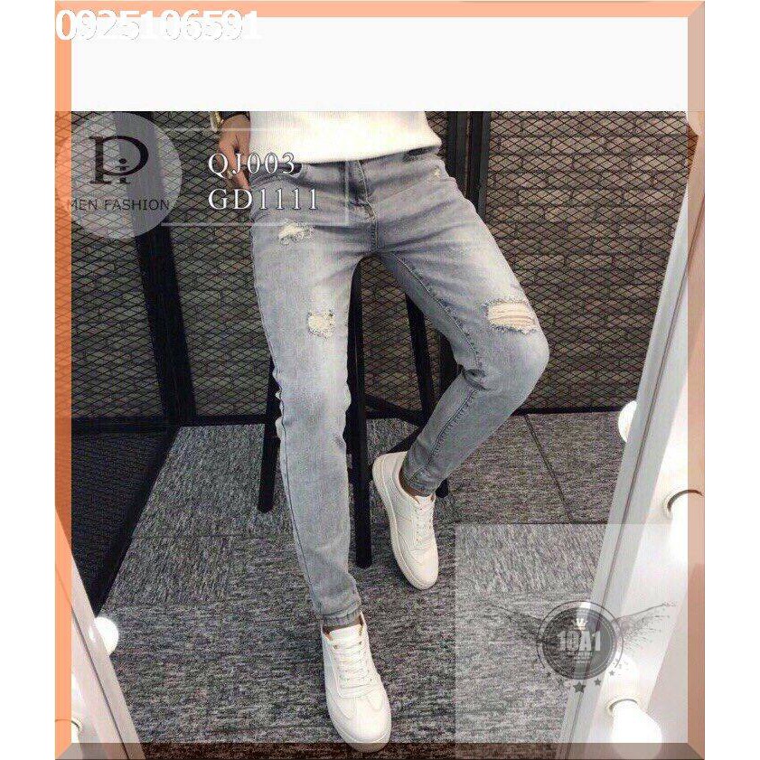 [FREESHIP-TRỢ GIÁ SHOPEE] Quần jean nam rách dạo phố | Quần bò nam rẻ đẹp | quần jeans nam thời trang