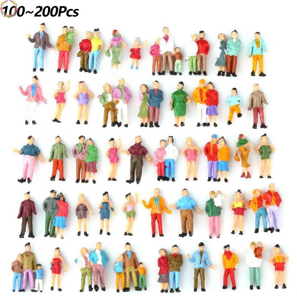 100/200 tỷ lệ nâng cao 1:87 mannequin set DIY bàn cát xây dựng mô hình vật liệu cảnh quan cảnh mô hình bàn cát mô hình nhân vật phản diện