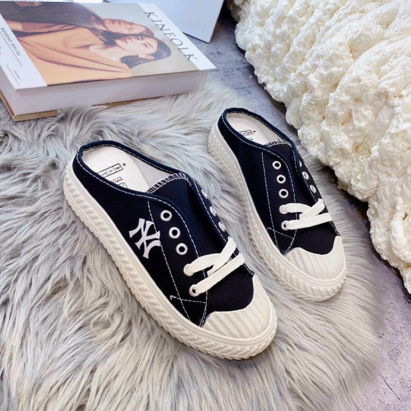 Giày sục thể thao thêu NNY đế cao 3p hàng loại 1