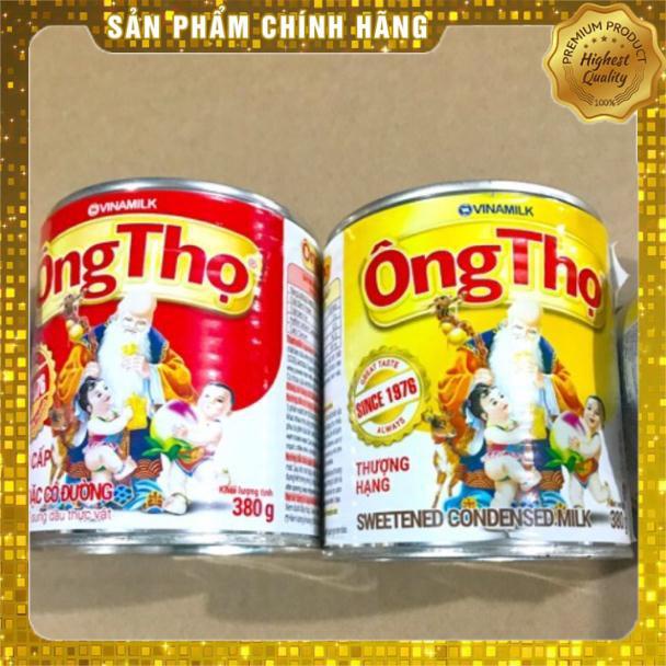Sữa đặc Ông Thọ Lon Trắng/ Đỏ 380g