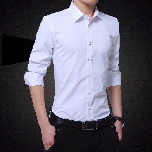 【Non-iron shirt】Men Formal Button Smart Casual Plus Size Long Sleeve Slim Fit Men's shirt long sleeve non iron Korean formal shirt men's business slim white shirt men [end of May 31]