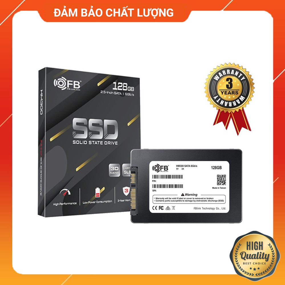 Ổ Cứng SSD 128GB FB-LINK HM300 2.5" 6Gb/s I Chính Hãng - 36T BH