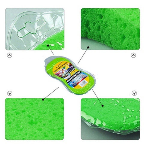 Bọt biển lau rửa xe ô tô, lau kính, vệ sinh nhà bếp, hút chân không Mút rửa xe hơi siêu sạch