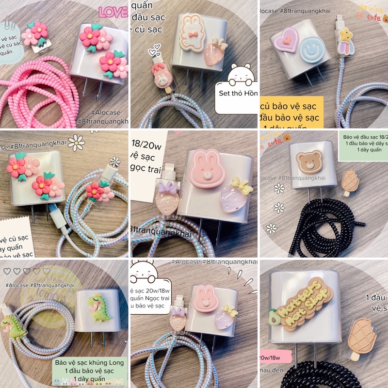 Bộ bảo vệ sạc 3 món 18/20w