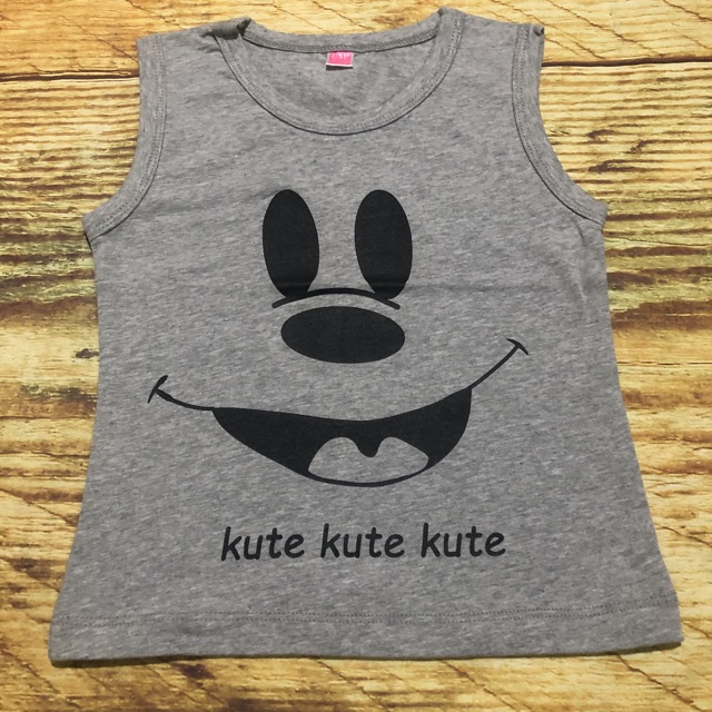 Áo sát nách thun cotton size nhí 1-10