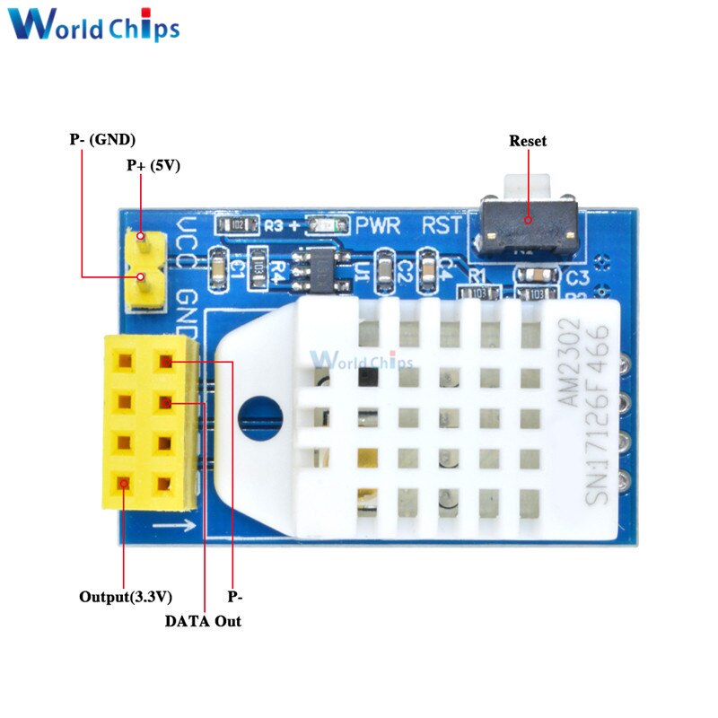 SENSOR Mô Đun Cảm Biến Nhiệt Độ Kỹ Thuật Số Dht22 Am2302 Dht11 Am2320 Esp8266 Esp-01 Esp-01S Esp01 S Cho Arduino