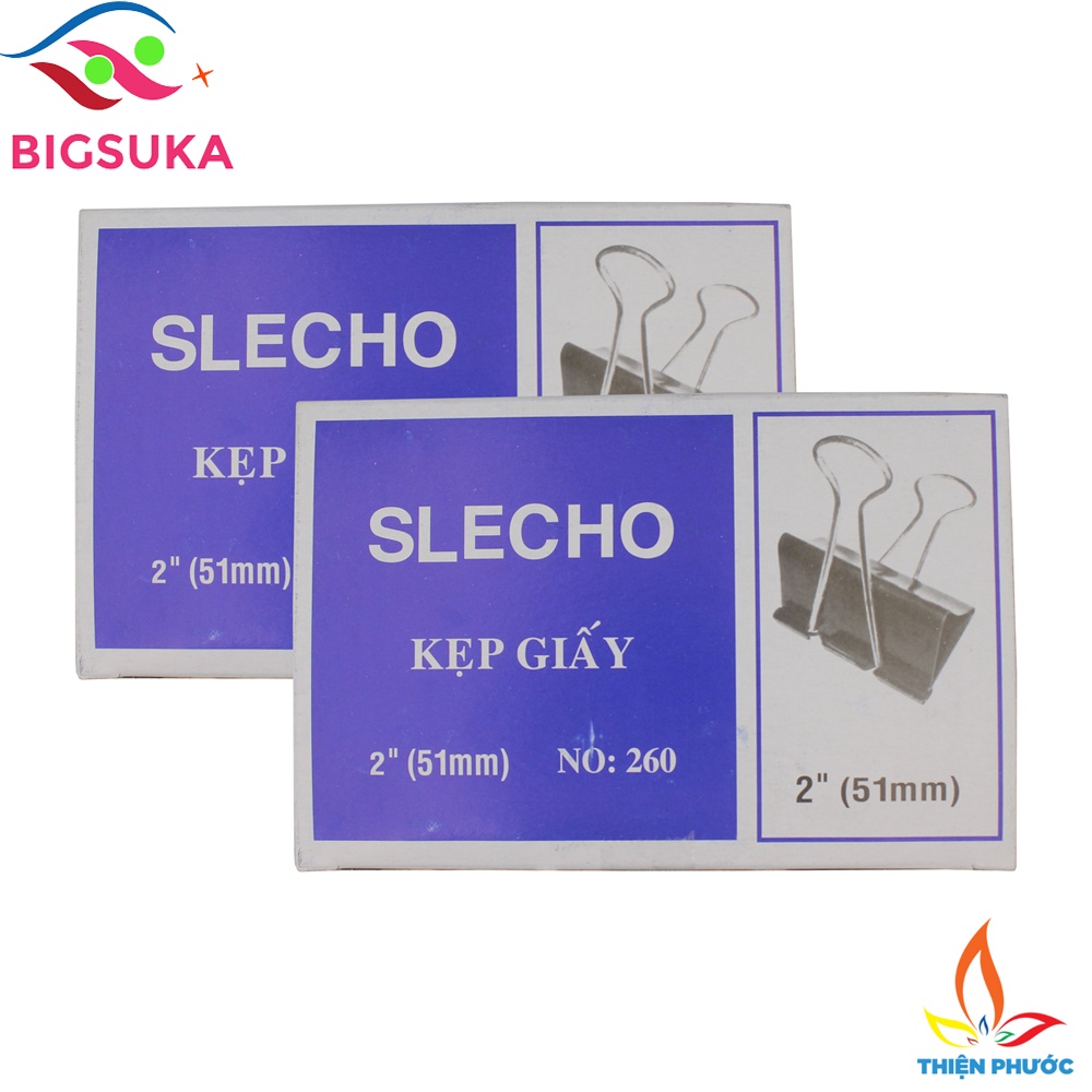 Kẹp bướm SLECHO kim loại nhỏ mini nhiều kích cỡ để bàn BIGSUKA