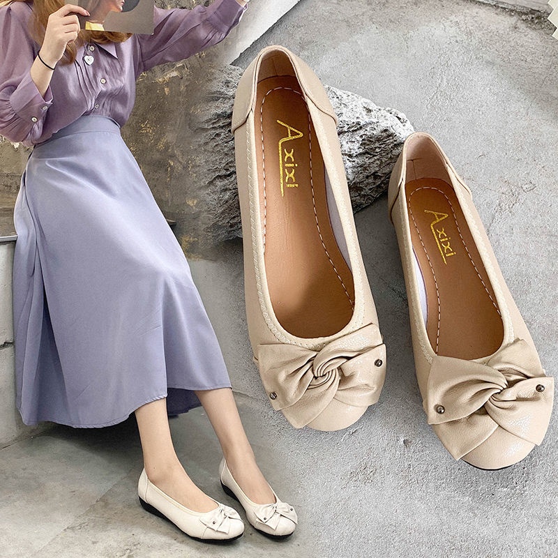 Giày Lười Đế Bằng Size Lớn 35-43 41 Thời Trang Cho Phụ Nữ Mang Thai Size 42
