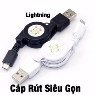 Cáp Sạc iPhone Lightning Thông Minh Rút ngắn siêu gọn
