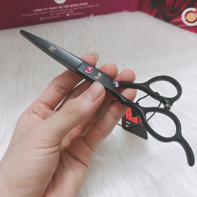 kéo cắt tóc kai barber tay trái cao cấp 6.0