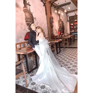 nơ đuôi váy cưới