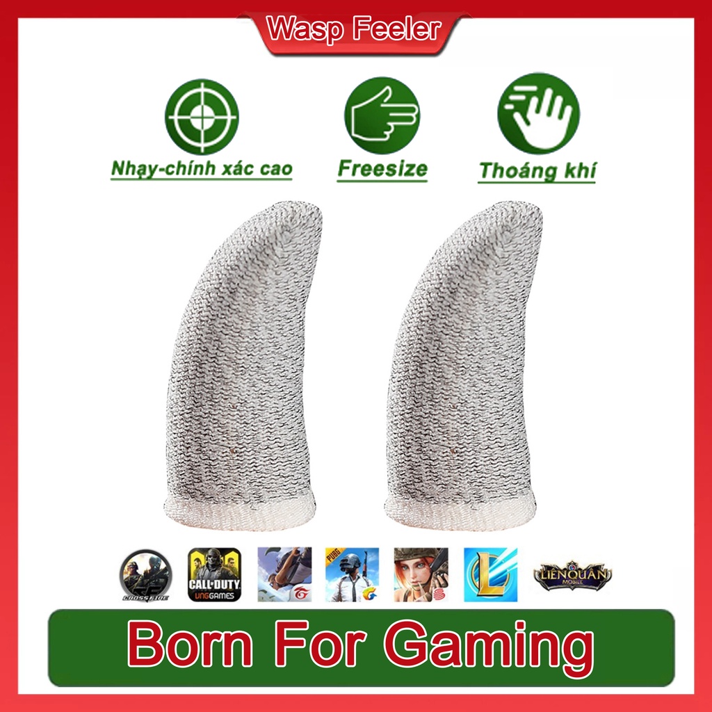 Bao tay chơi game ff siêu nhạy - Găng tay chơi game Mobile cảm ứng chống mồ hôi chống trượt