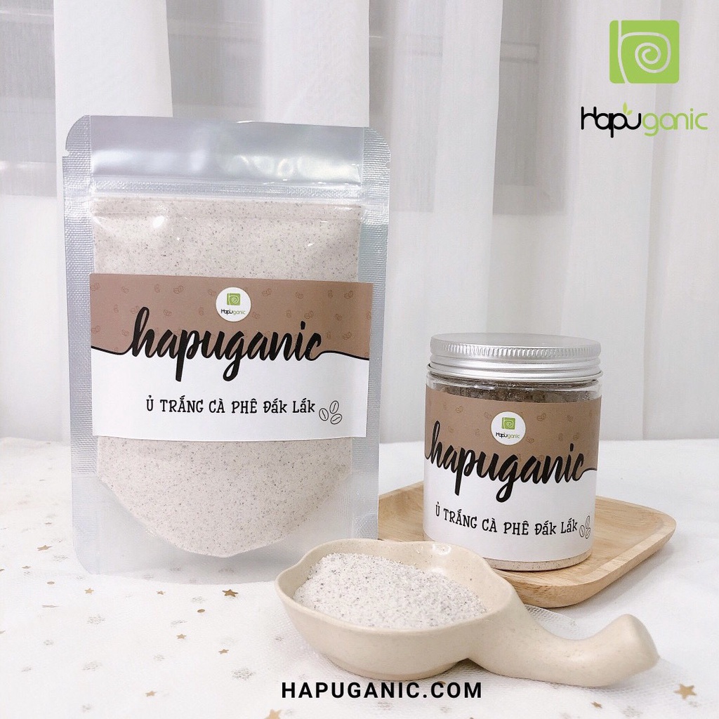 [DẠNG TÚI] Mặt nạ dẻo bạc hà, hoa hồng, than tre, DNA cá hồi sáng da, giảm mụn HaPu Organic 100g