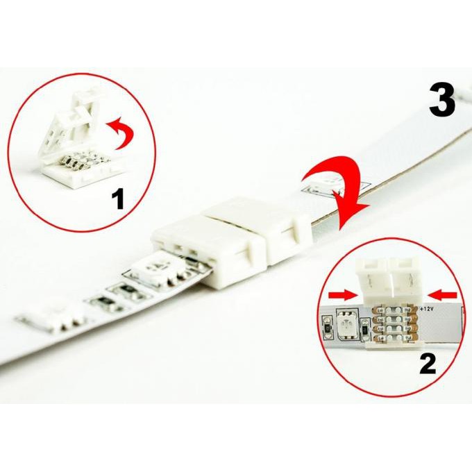 Bộ 2 hộp nối led dây 5m 5050RGB