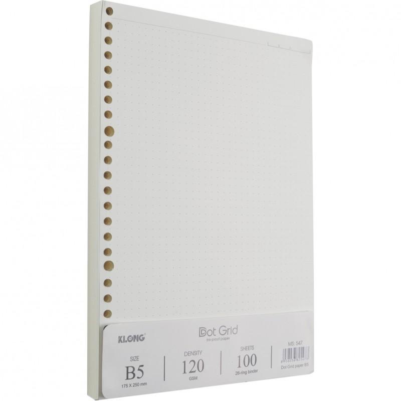 Ruột sổ còng Dot Grid B5 - 100 tờ; MS: 547