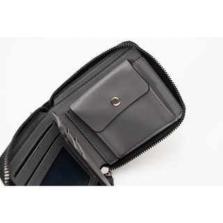 12.12 Ví Khóa Kéo Nam Nữ Da Pu Kiểu Đứng Tiện Lợi Phong Cách | Trạm Shop