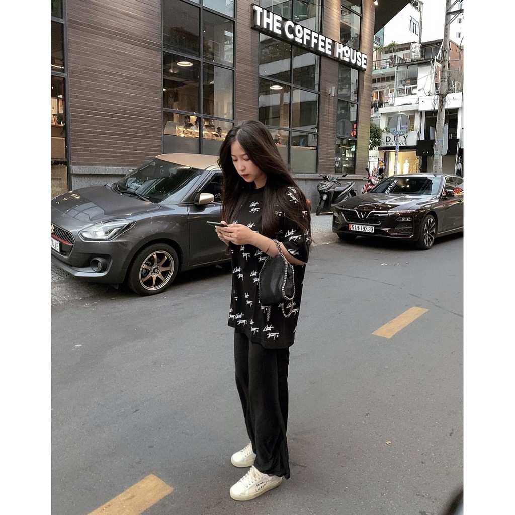 ÁO THUN full chữ ký CHUOTTRANG SIGNATURE