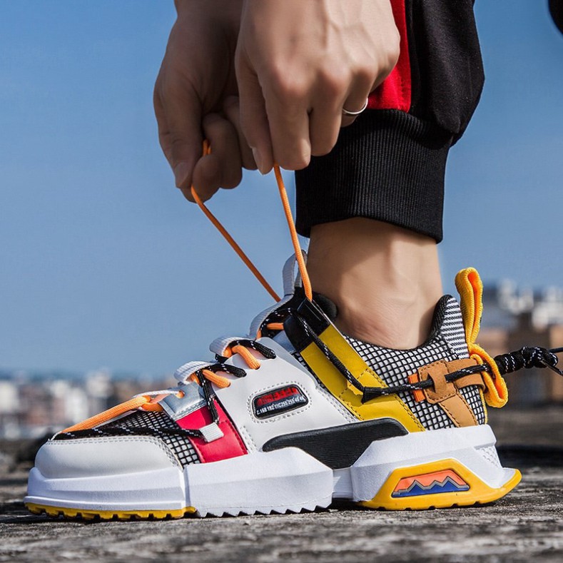 Tặng Nước Hoa Giày Sneaker Thể Thao Nam G08 Phong Cách HIP HOP Đi Chơi Cực Chất