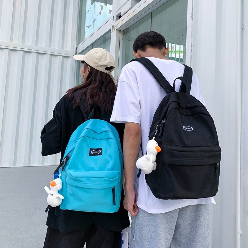 Balo Đi Học Cỡ Lớn Thiết Kế Đơn Giản Phong Cách Harajuku Hàn Quốc Cho Nữ