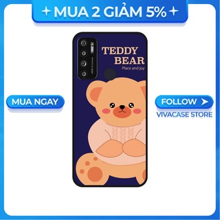 Ốp lưng Vsmart Joy 3/Joy 4/Active 3/Bee 3/Live/...dẻo đen hình Teddy