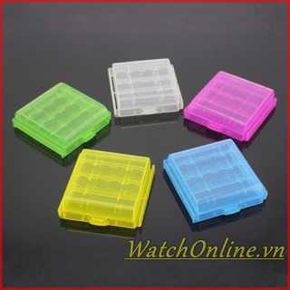 Hộp nhựa đựng pin aa/aaa