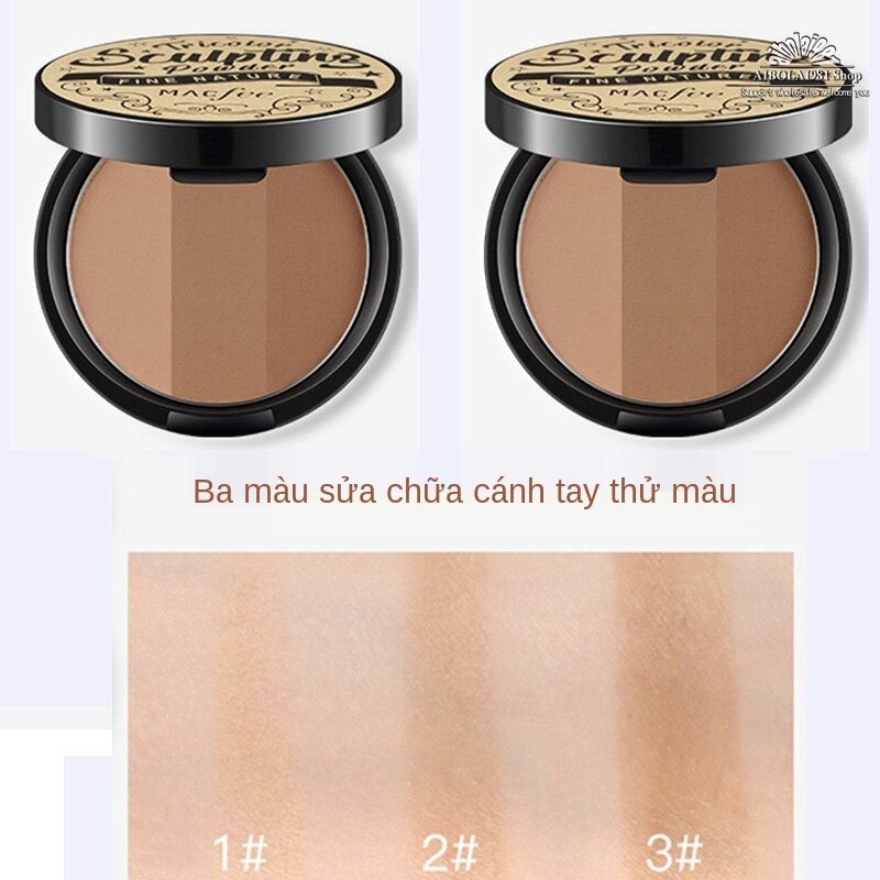 [Hàng mới về] Phấn bắt sáng tạo khối dạng nén ba màu thời trang chất lượng cao | BigBuy360 - bigbuy360.vn