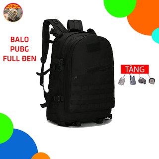 [ Giá Sập Sàn ] Balo 3 PUBG Full Đen Cực Đẹp, Tặng Móc Khóa PUBG