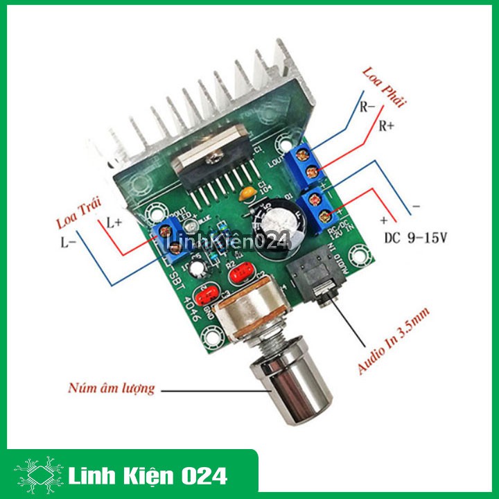 Module Audio TDA7297 15W+15W V1