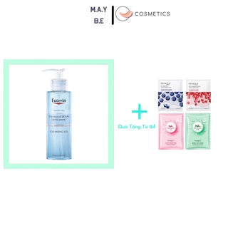 Sữa rửa mặt eucerin cho da dầu mụn - eucerin pro acne solution cleansing gel giúp sạch da mẳt 200ml - 400ml