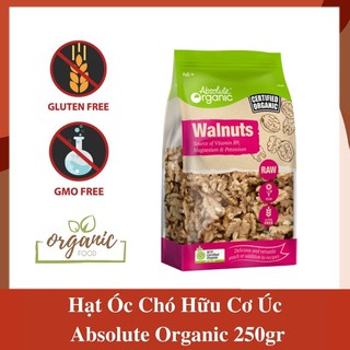 Hạt Óc Chó Hữu Cơ Úc Absolute Organic 250gr