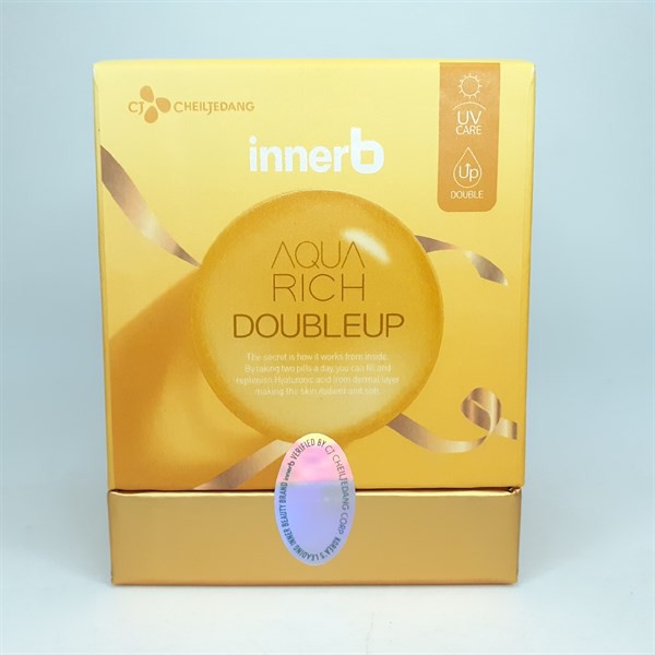 Vỏ hộp để đựng Viên uống cấp nước và collagen Innerb Aqua Rich 70V
