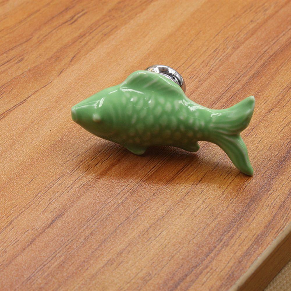 Set 2 Tay Nắm Cửa Bằng Gốm Sứ Tiện Dụng Cho Nhà Bếp