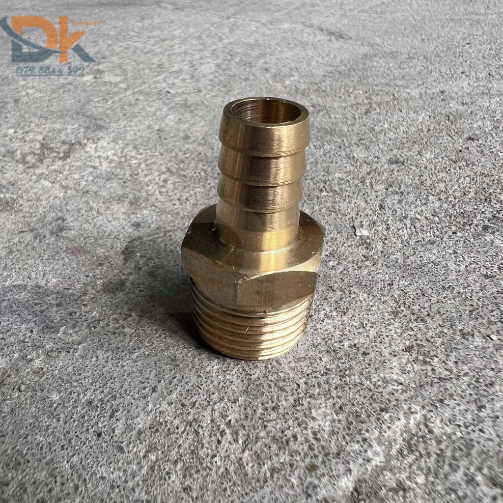 Nối đuôi chuột thau Ren ngoài 34/ 27mm