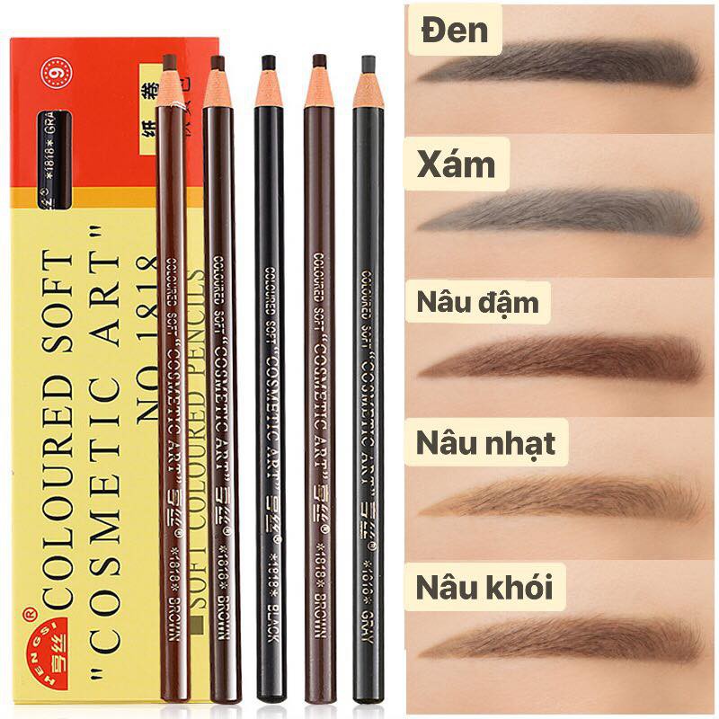 Chì Xé Kẻ Chân Mày Hengsi Color Brow Art Cosmetic Nội Địa Trung | Shopee  Việt Nam