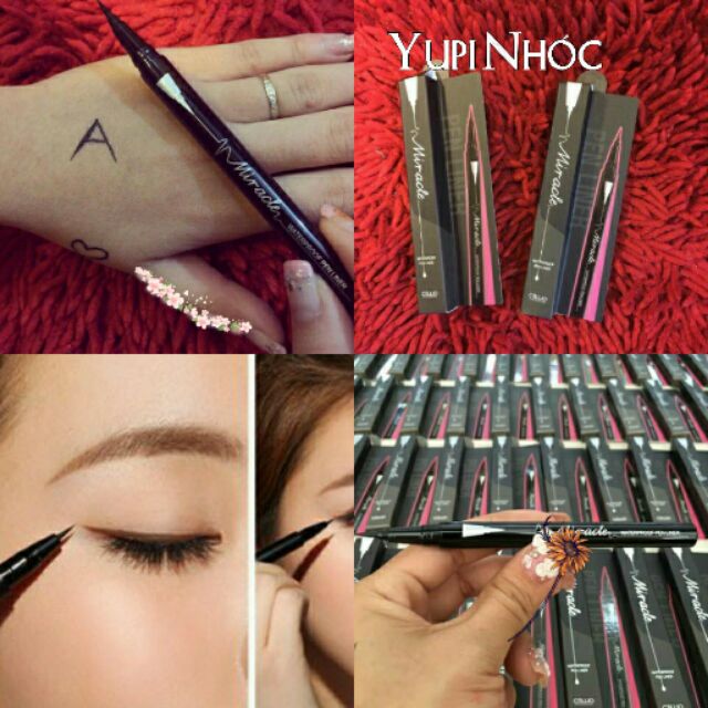 KẺ MẮT DẠ MIRACLE WATERPROOF CELLIO K TRÔI, K LEM