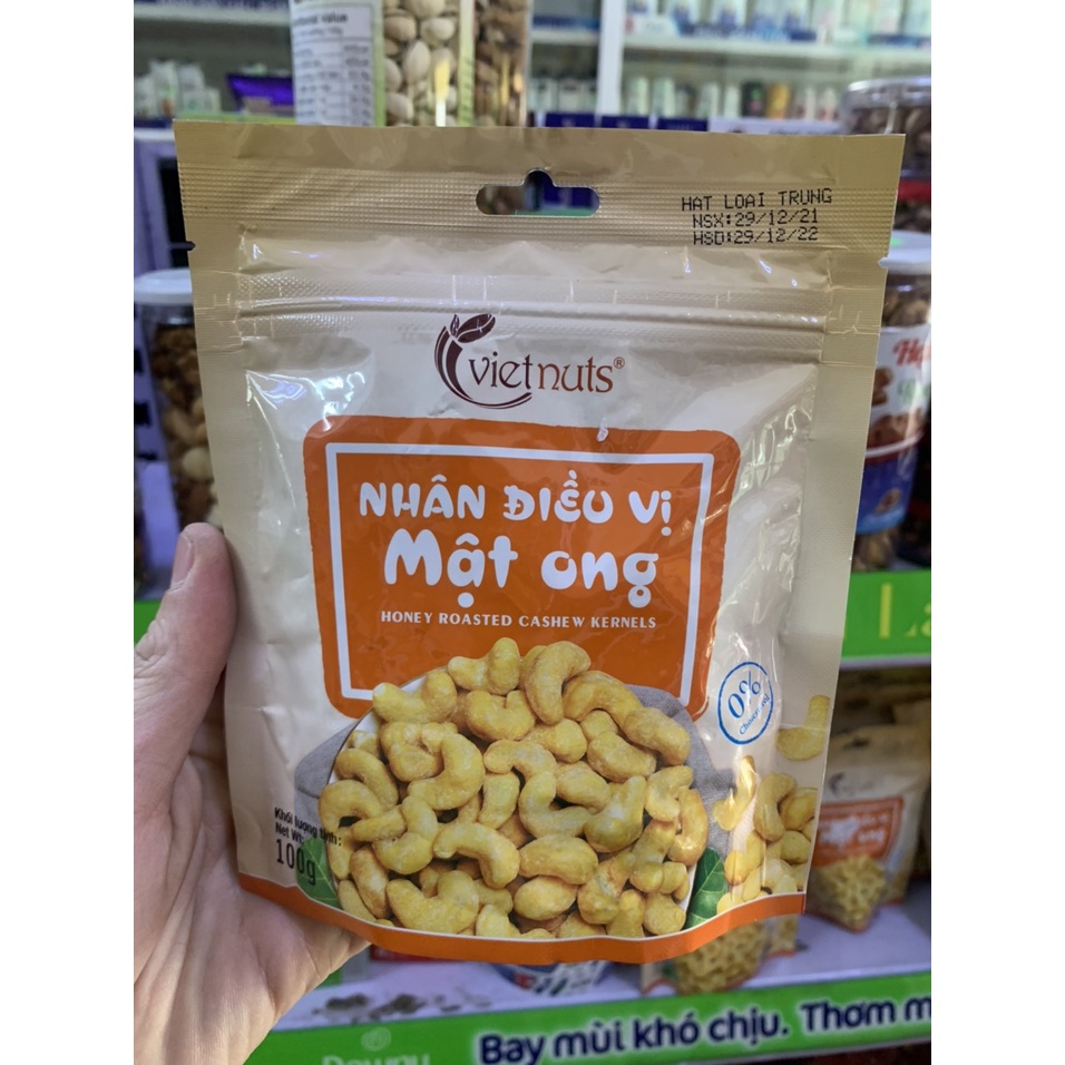 Nhân Điều Vị Mật Ong Viet nuts 100g