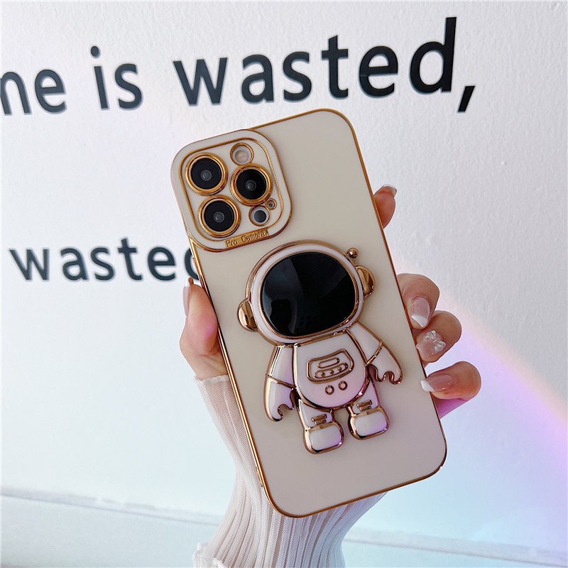 Ốp Điện Thoại Silicon Chống Sốc Chống Rơi Hình Phi Hành Gia Cho Iphone7/8PLUS X XS XR XSMAX i-phone11 12 13PROMAX