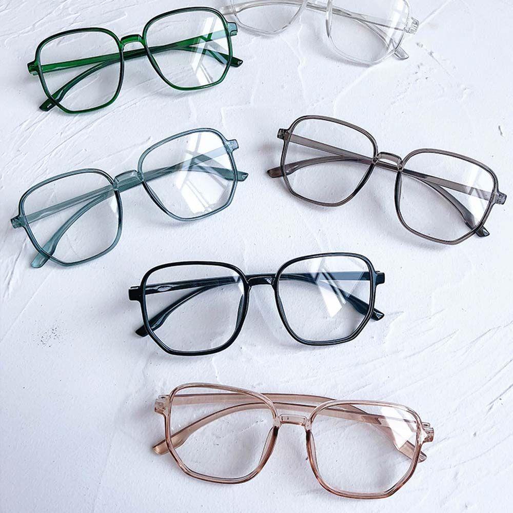 IVORY Mắt Kính Chống Bức Xạ Gọng Lớn Trong Suốt Thời Trang Cho Nữ