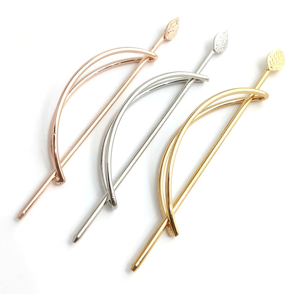 Kẹp Tóc Hình Chiếc Lá Rỗng Thời Trang Cho Nữ