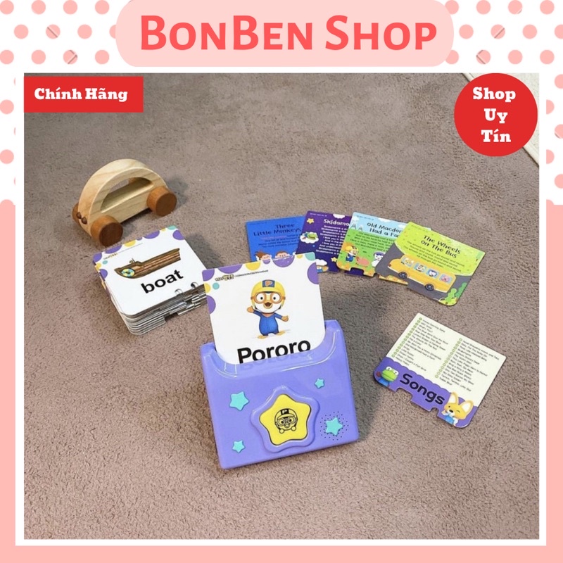 Bộ thẻ học Pororo Hàn Quốc bản 2021/ Bộ thẻ nhạc Pororo