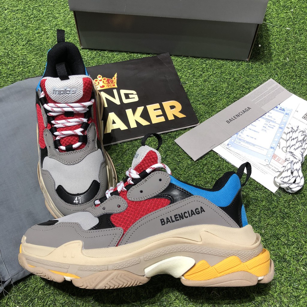 Giày thể thao đế cao xanh đỏ size 36-44 giá TỤT Q... 2020 Có Sẵn ^