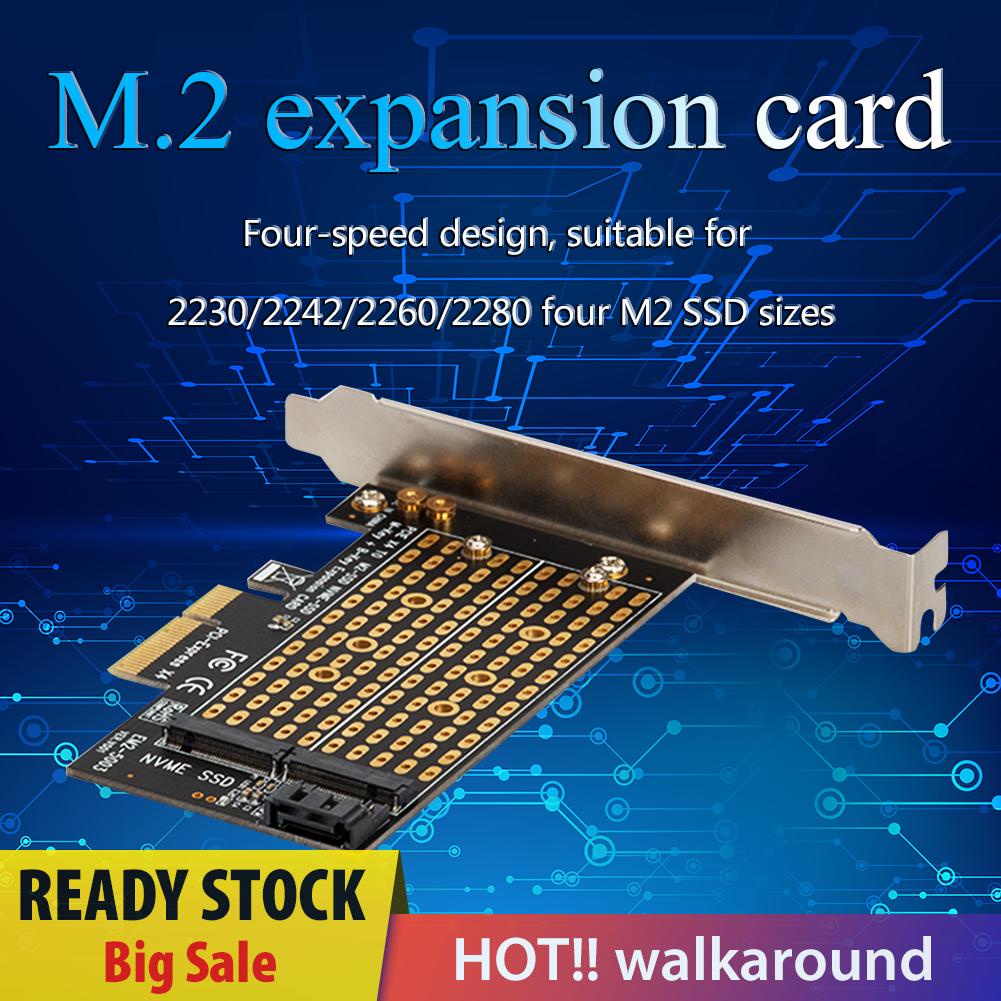 Bộ Chuyển Đổi Pcie NVMe SATA M.2 Sang PCI-Express 3.0 X4 Cho B Key M Key M2 SSD