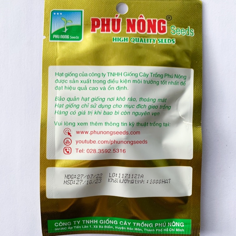 Hạt giống Cúc Sao Băng hiệu Phú Nông