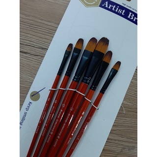 Bộ cọ đầu oval Keep smiling 6086E [ Sugi art shop]