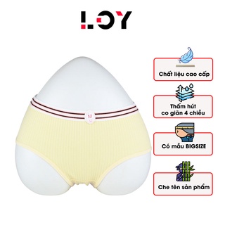 Quần lót nữ cotton vải gân tăm, combo 4 quần sịp cotton kháng khuẩn siêu nhẹ và siêu thấm hút, size M (<44kg) - mã VD2S