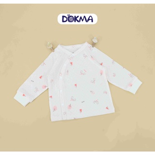 DA814 Áo cài lệch dài tay ss Dokma (NB-3M)