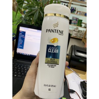 Dầu gội xả Pantene PRO-V Classic Clean 2in1 Shampoo & Conditioner Mỹ 375ml